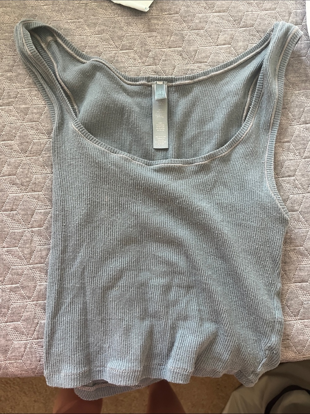 Women’s Ribbed Tank Top - Green